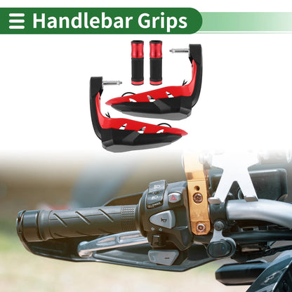 Handlebar Cover 1 Motorcycle Hand Grips Cover Diamond Pattern for Motorcycle