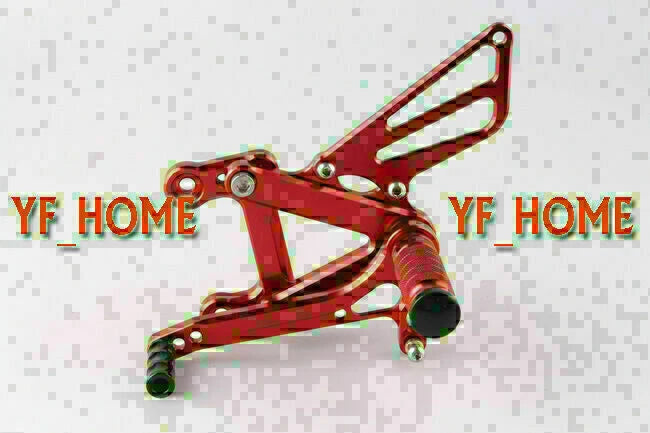 Rearsets Footrest Pegs for Kawasaki Ninja ZX6R (2003-2004) - Red