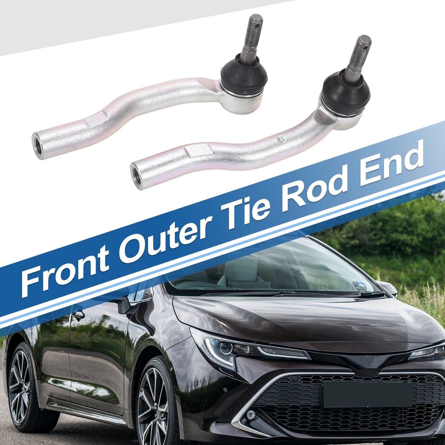 2 x Front Outer Tie Rod Ends Links for Lexus CT200h (2011–2014)