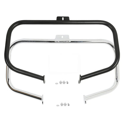 Chrome/Black 1-1/4" Engine Guard for Harley Softail Fat Boy (2000-2017)