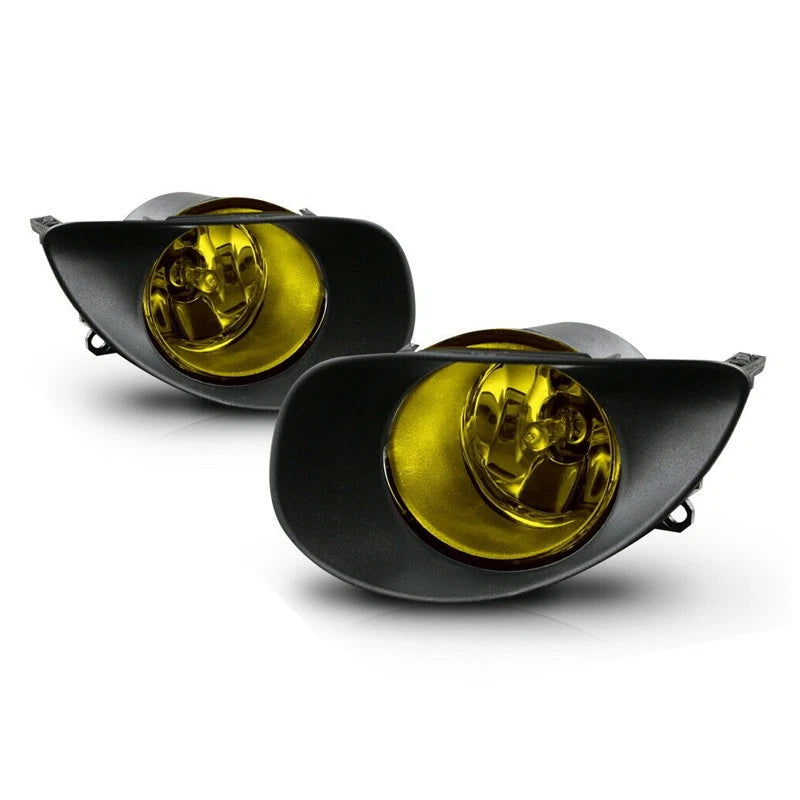 Fog Light Lamp Pair with Bezel & Wires for Toyota Yaris (2006-2008)