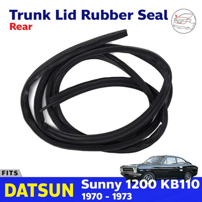 Trunk Lid Rubber Seal Fits Datsun Sunny 1200 B110 KB110 2D 4D Sedan 1970-73 D06
