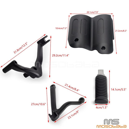 Passenger Footpeg Mount w/ Heat Shield for Harley Sportster S 1250 (21-22)