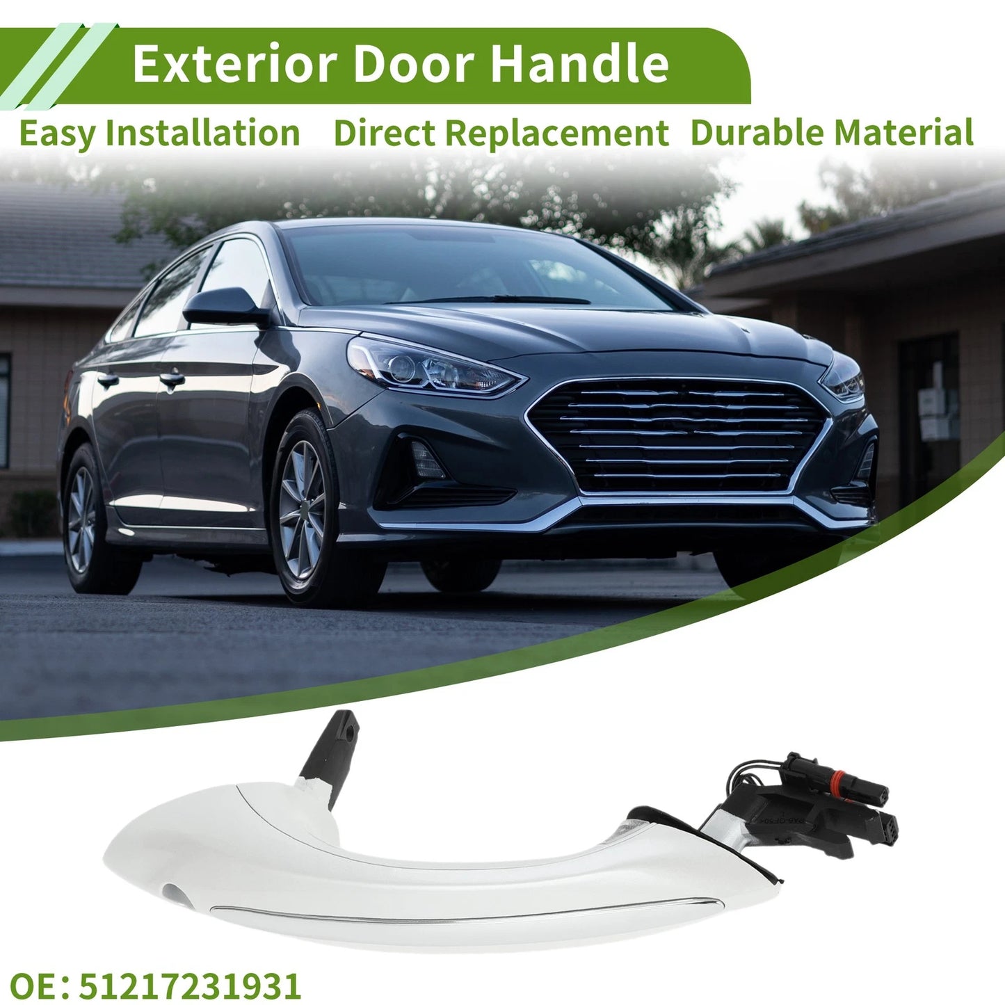 Exterior Door Handle for BMW F07 F10 F11 F06 2010-2017 Front Left