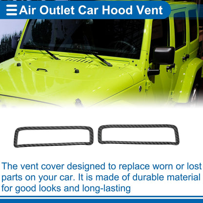 Hood Air Outlet Vent Cover Trim for Jeep Gladiator JT (2020-2023) 7 x Pcs