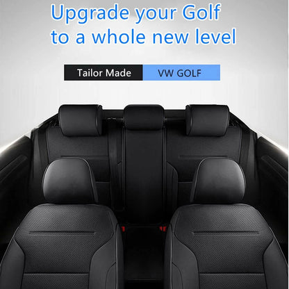 Tailor Made PU Leather Seat Covers for VW Golf MK6 (2010-2014) - Mixed Red