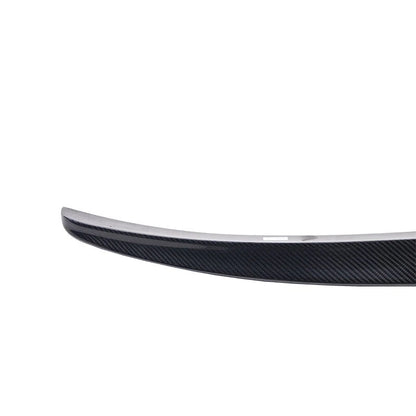 Real Carbon Fiber Rear Middle Trunk Spoiler Wing For Porsche Cayenne 2018-2022