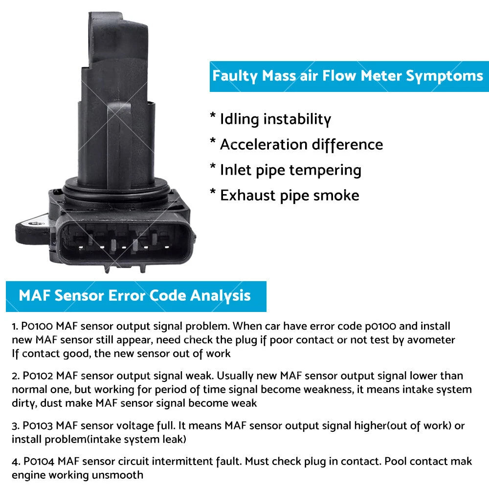 Mass Air Flow Sensor for 4Runner, Camry, Kluger, Prado, Prius