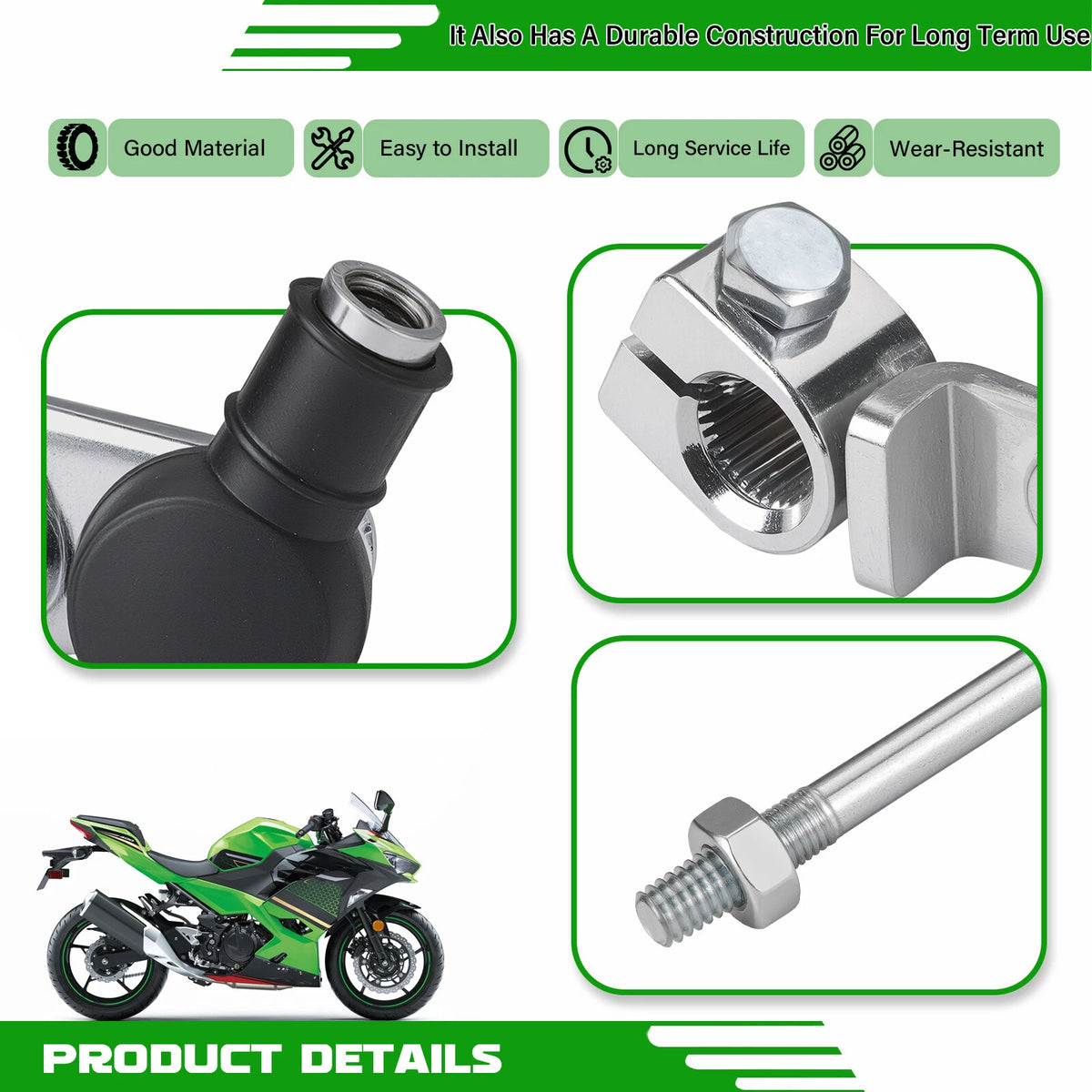 Gear Shifter Arm with Shift Rod for Kawasaki Ninja 300 (2013-2017)