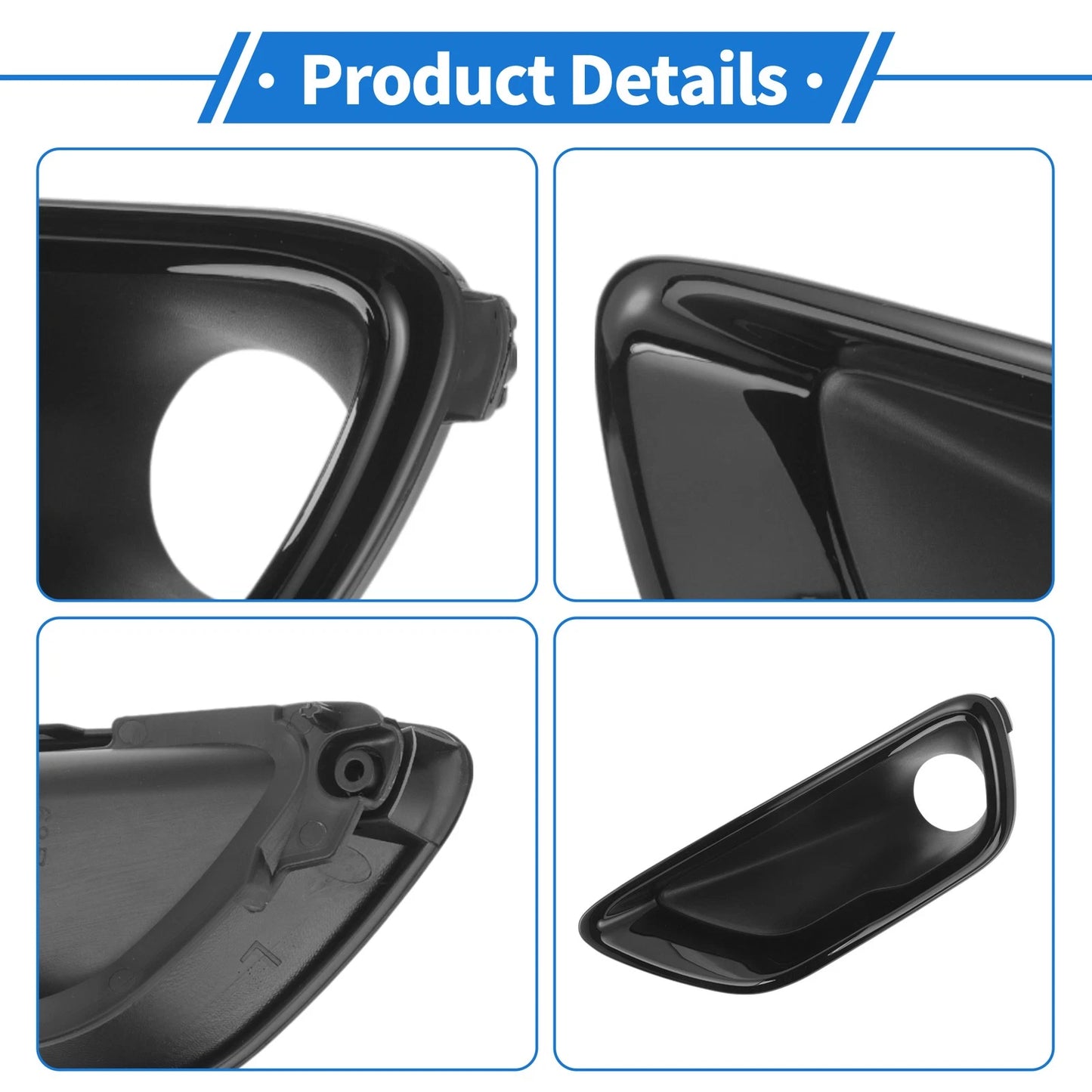 Fog Light Grills for Jeep Grand Cherokee 2016-2021 (2 x Lights)