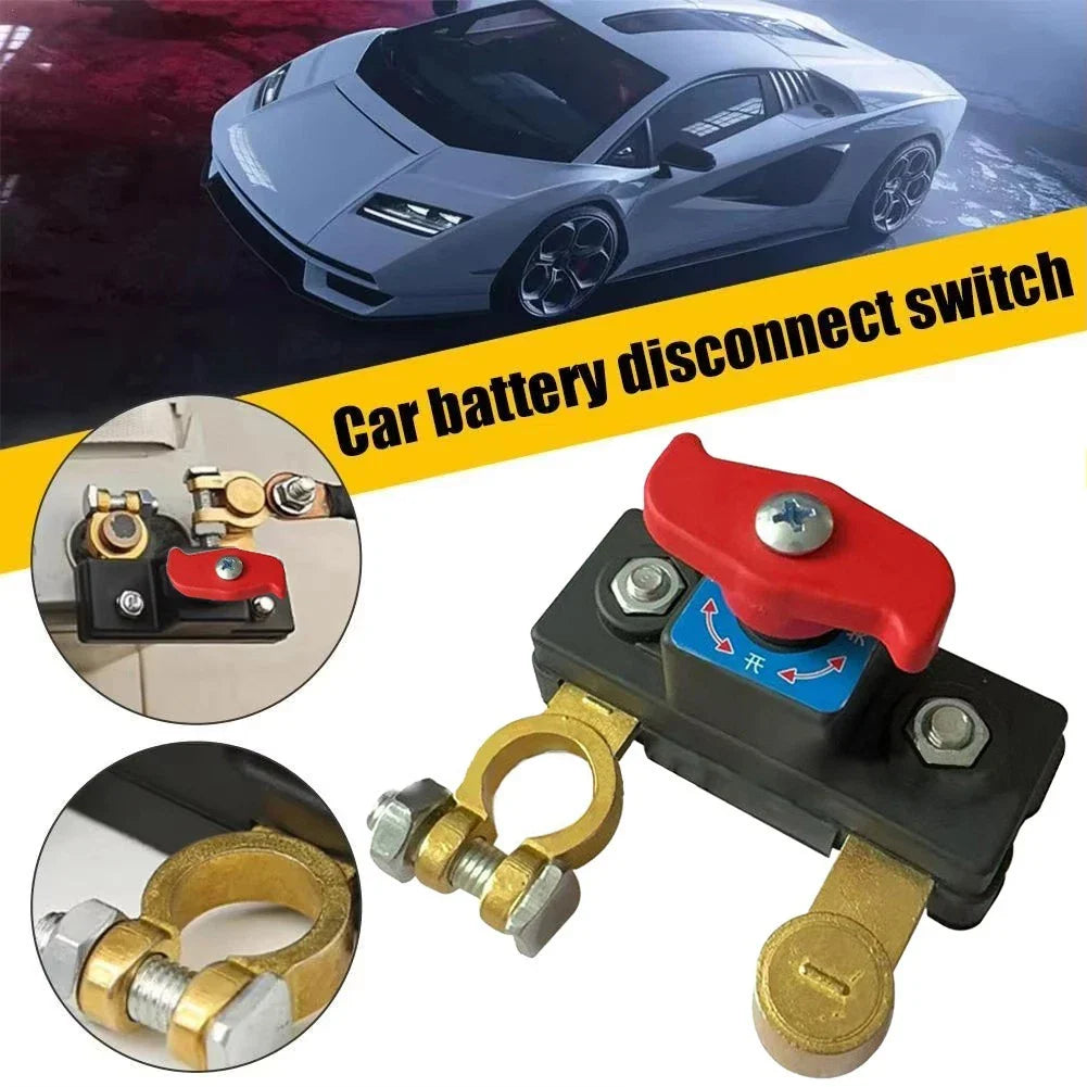 Car Battery Cutoff Switch for RVs/Boats/Trailers with Easy Installation