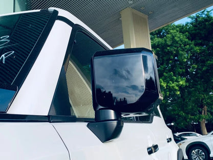 ABS Glossy Black Side Mirror Cover Trim for Toyota Prado LC250 (2024-2025) 2 x
