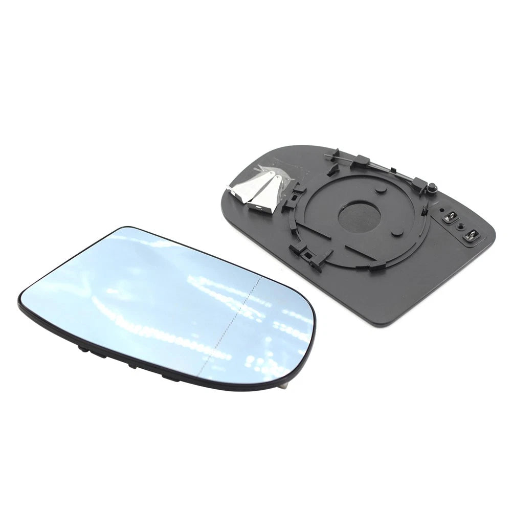 Wide Angle Heated Door Mirror Glass Blue for Benz C E Class W203 W211 (2001-2007)