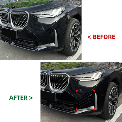 Gloss Black Front Side Vent Trim Cover for BMW X3 G45 (2025)