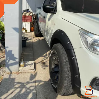Matte Black Fender Flare Arch for Nissan NP300 Navara D23 (2015-2019)