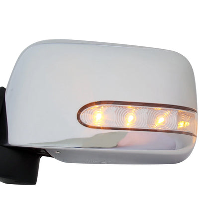 Chrome Electric Mirror LED for Nissan D22 Navara 1997-2004