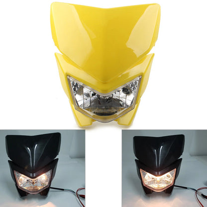 35W Front Headlight Lamp for Motorcycle Dirt Bike 250cc Yellow