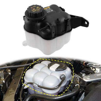 Coolant Radiator Reservoir Tank with Cap for Ford Explorer (2016-2018)