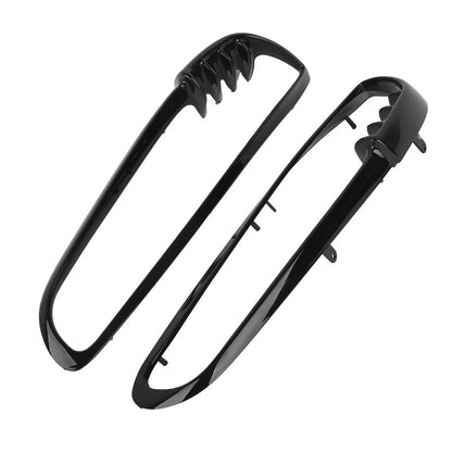 Black Radiator Trim Bezels for Harley V-Rod VRSCA VRSCB Night Rod (2001-2010)