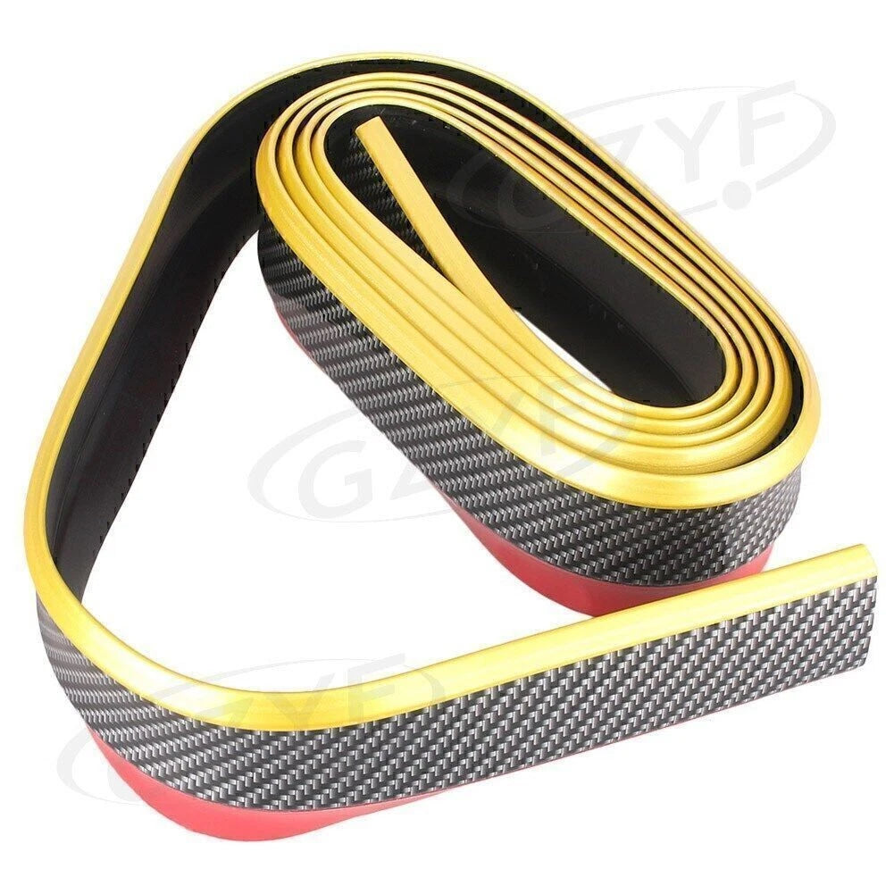Carbon Fiber Splitter Body Spoiler with 3M Adhesive for Make & Model