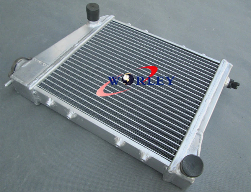 Aluminum Radiator + Fan for Austin Rover Mini Cooper Morris Models (1967-1991)
