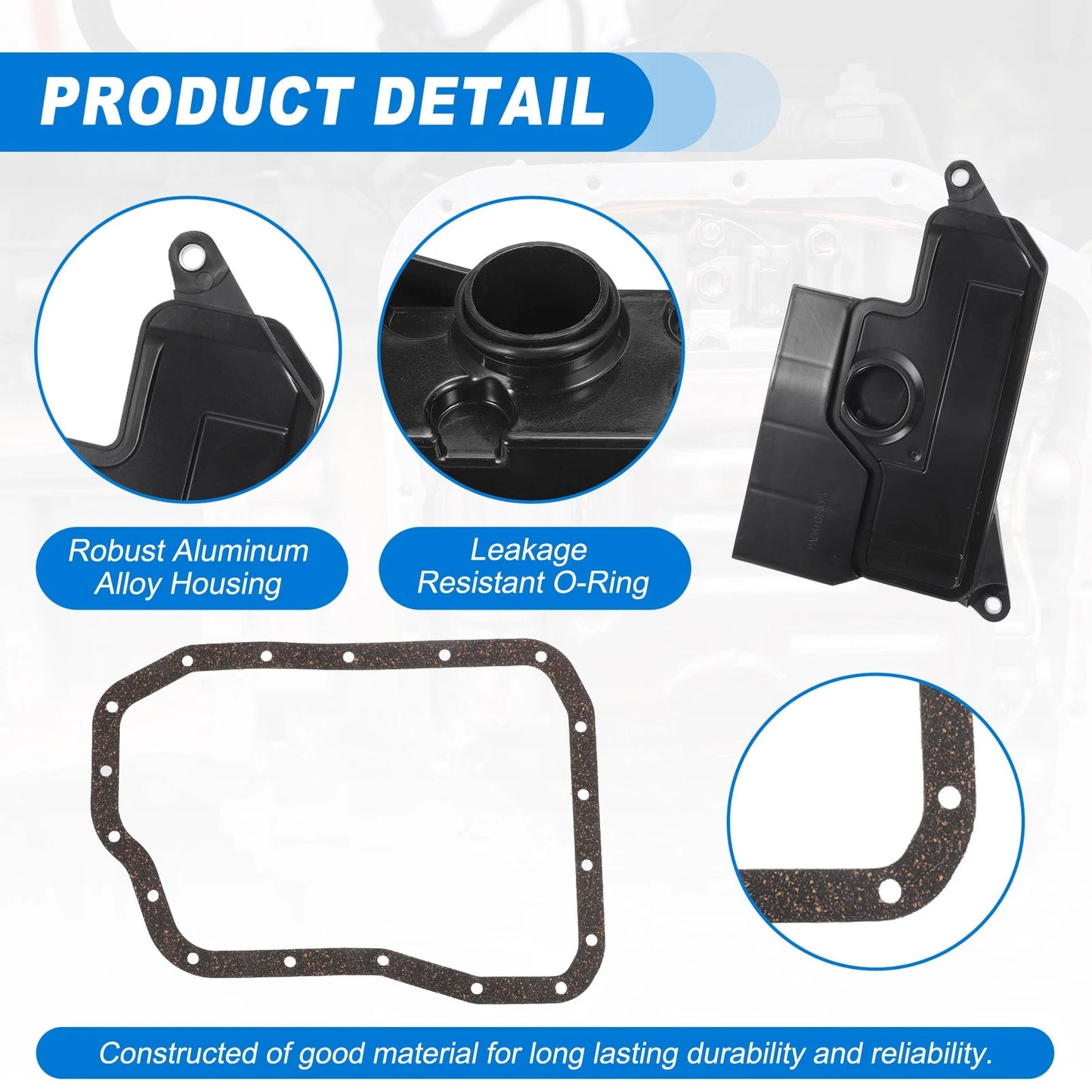 Transmission Filter Oil Pan Gasket Kit for Toyota Avalon (1995–2018)
