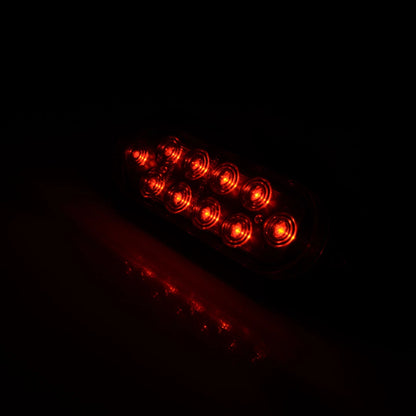 4pc Oval Red LED Trailer Lights for Truck (Sealed Stop Turn Tail)