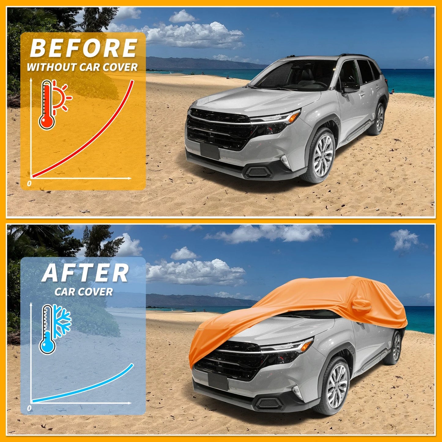 Waterproof All Weather Car Cover for Subaru Forester