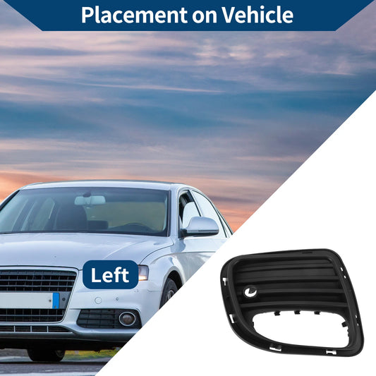 1 Pc Rear Left Fog Light Grill for Mini R56 (2005-2015) Black