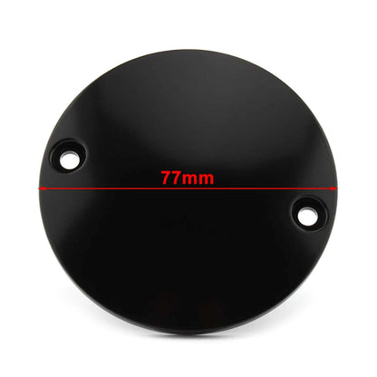 Black Domed Points Covers for Harley Softail Bigtwin