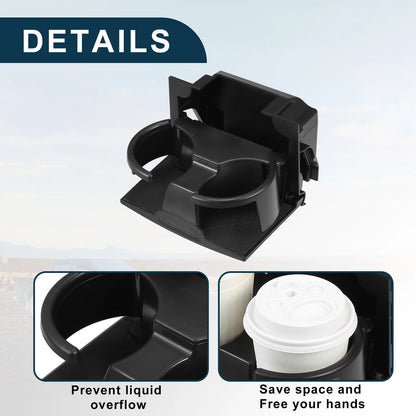 Cup Holder for Nissan Frontier (2005-2023) Black Drink Holder