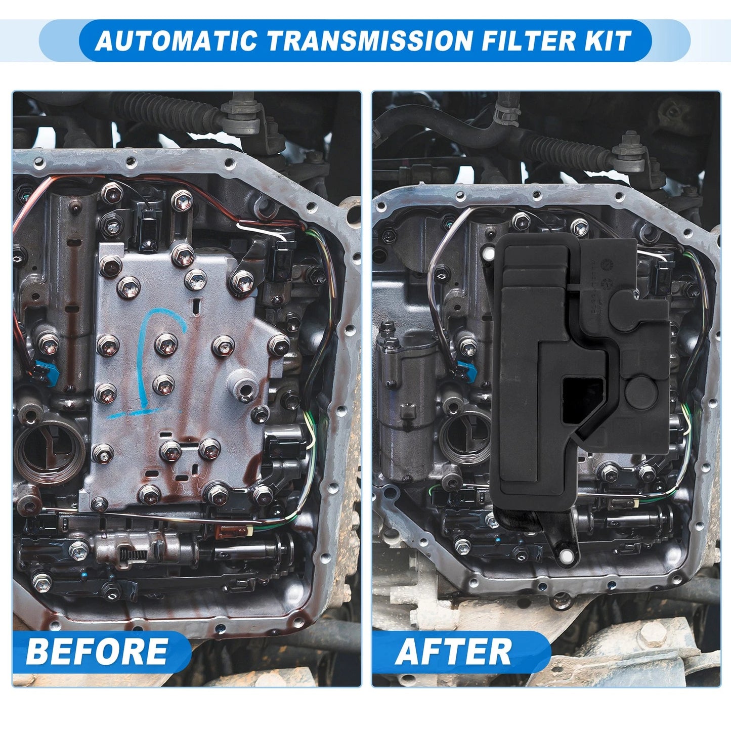 Transmission Filter Oil Pan Gasket Kit for Toyota Camry (2018-2023)