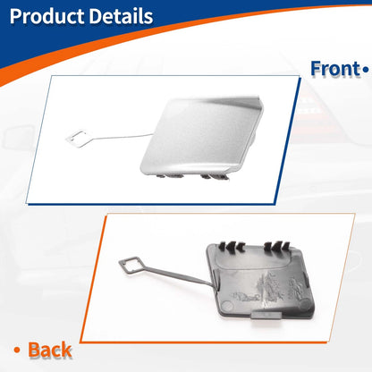 Rear Tow Hook Cover for BMW 5-Series F10 (2010-2017) Titan Silver