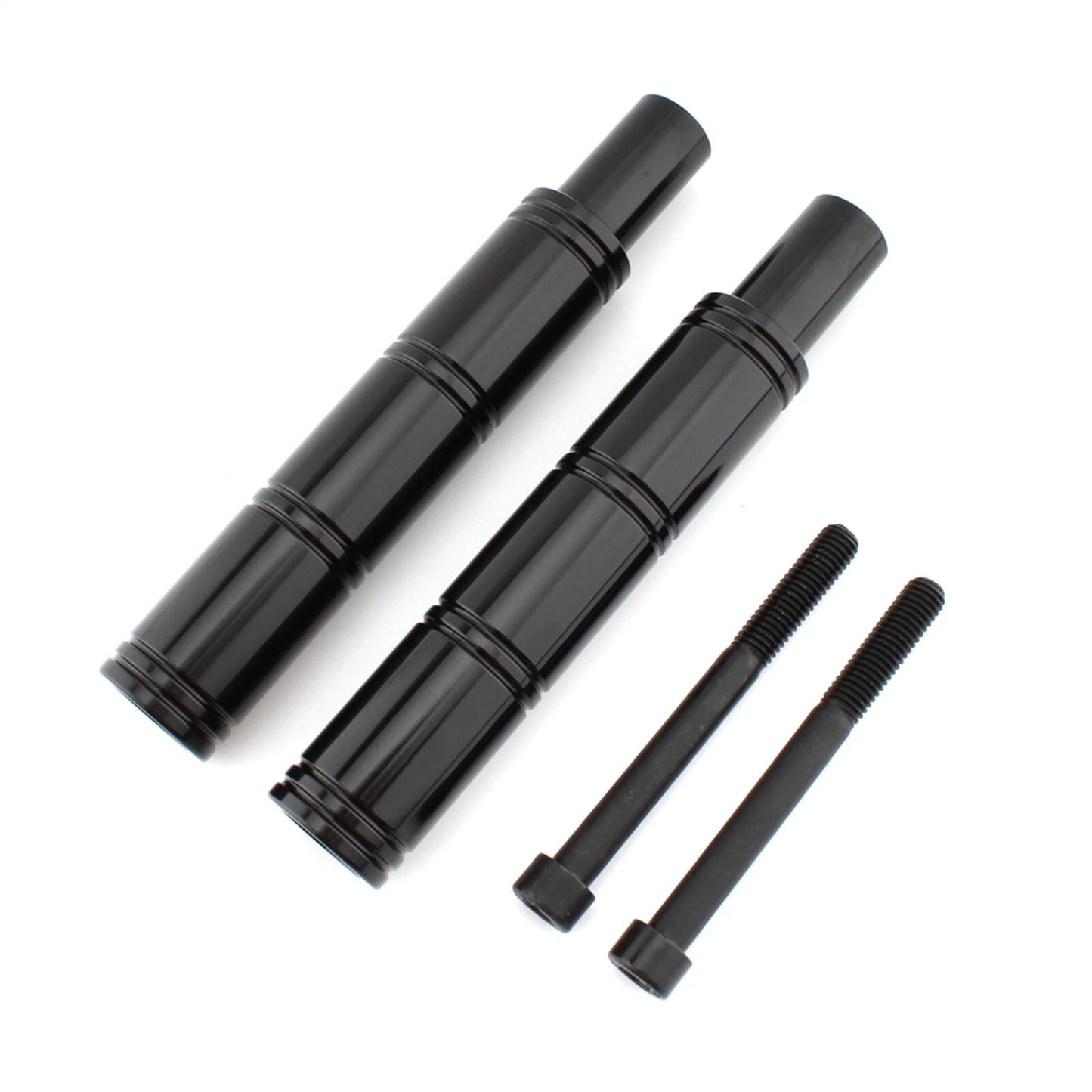 2 x Black Spotlight Extension Brackets for BMW RnineT Pure (2017-2023)