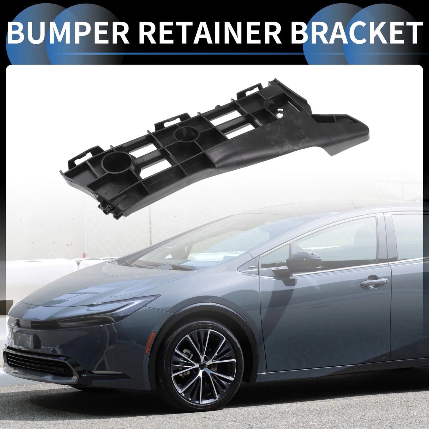 Right Front Bumper Retainer Bracket for Toyota Prius (2010-2015)