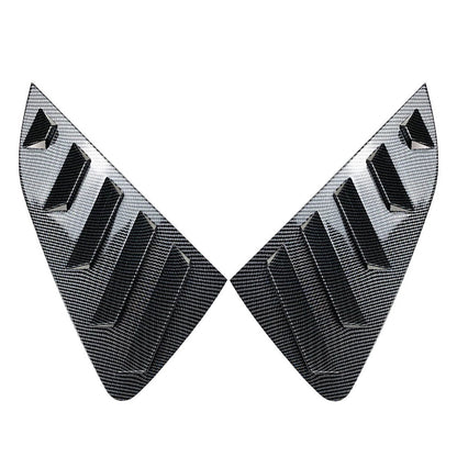 Rear Side Window Louver Vent Trim Covers for VW Polo MK6 (2018 - )
