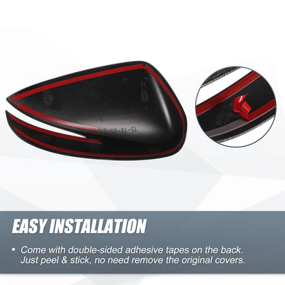 Rearview Mirror Cover Overlay Carbon Fiber for Mazda CX-3 (2017-2018)