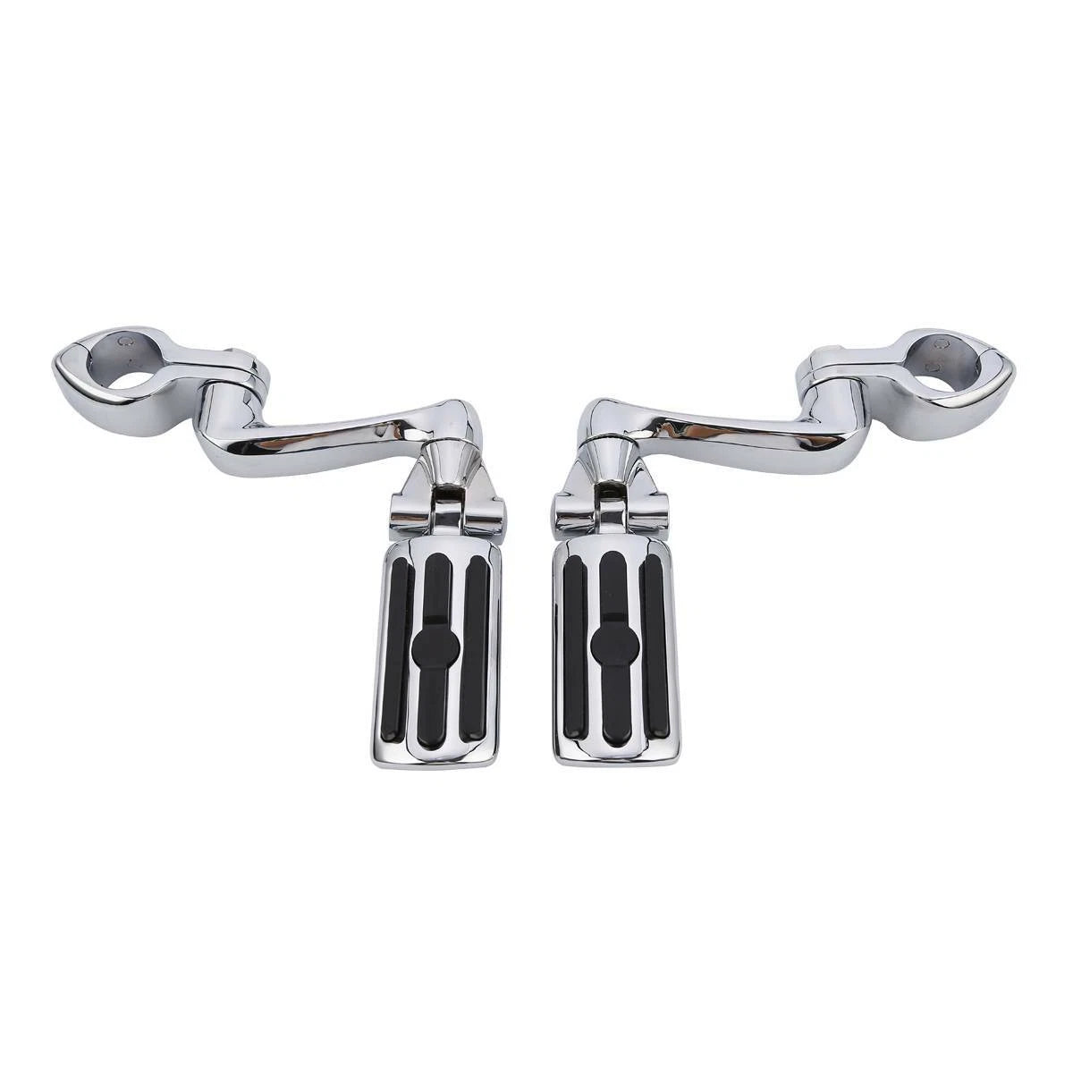 32mm Footpegs 360° Adjustable Long Mount Clamp 1-1/4in for Highway Bars