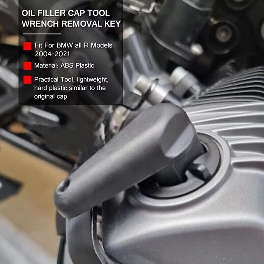 Oil Filler Cap Tool Removal Key Keyring for R1200GS,R1200RT R1200R Black
