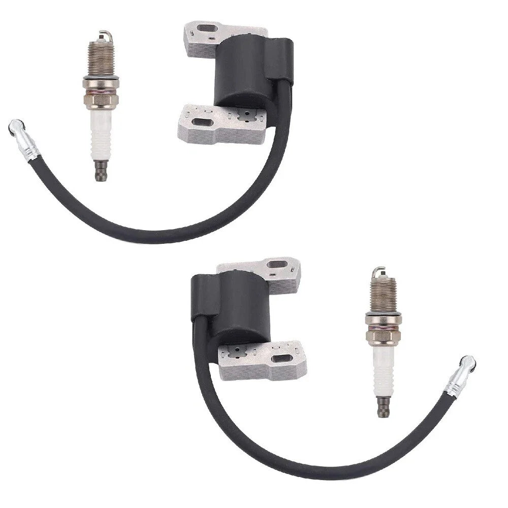 2 Pack Ignition Coil for Husqvarna YTH22V42 Lawn Tractor V-Twin B&S Engine