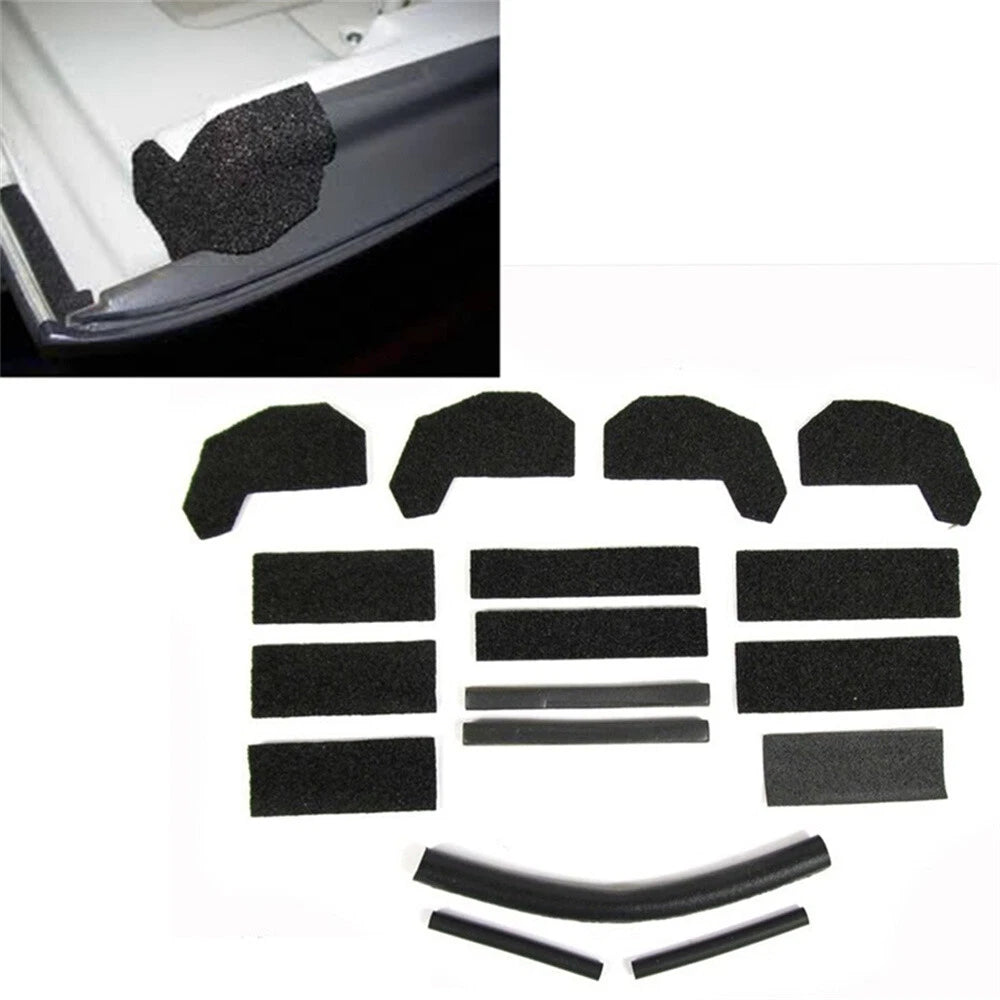 Exterior Hard Top Roof Seal Kit for 2007-2018 Jeep Wrangler JK