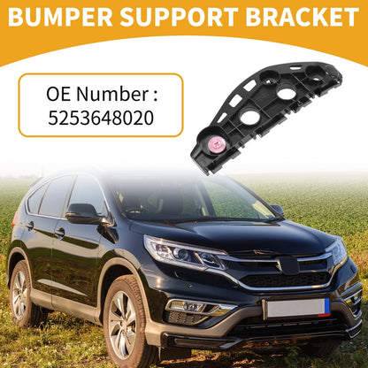 LH Front Bumper Support Bracket for Lexus RX350 (2013-2015) 1 Pc Black ABS