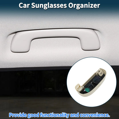 Sunglasses Case for Ford Puma MK2 2020-2025 Beige 1 Set