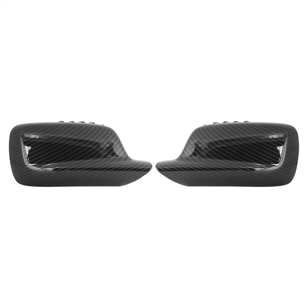 Carbon Fiber Look Side Mirror Cover Cap for BMW E46 E65 E66 E67 (2000-2006)