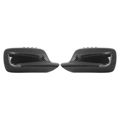 Carbon Fiber Look Side Mirror Cover Cap for BMW E46 E65 E66 E67 (2000-2006)