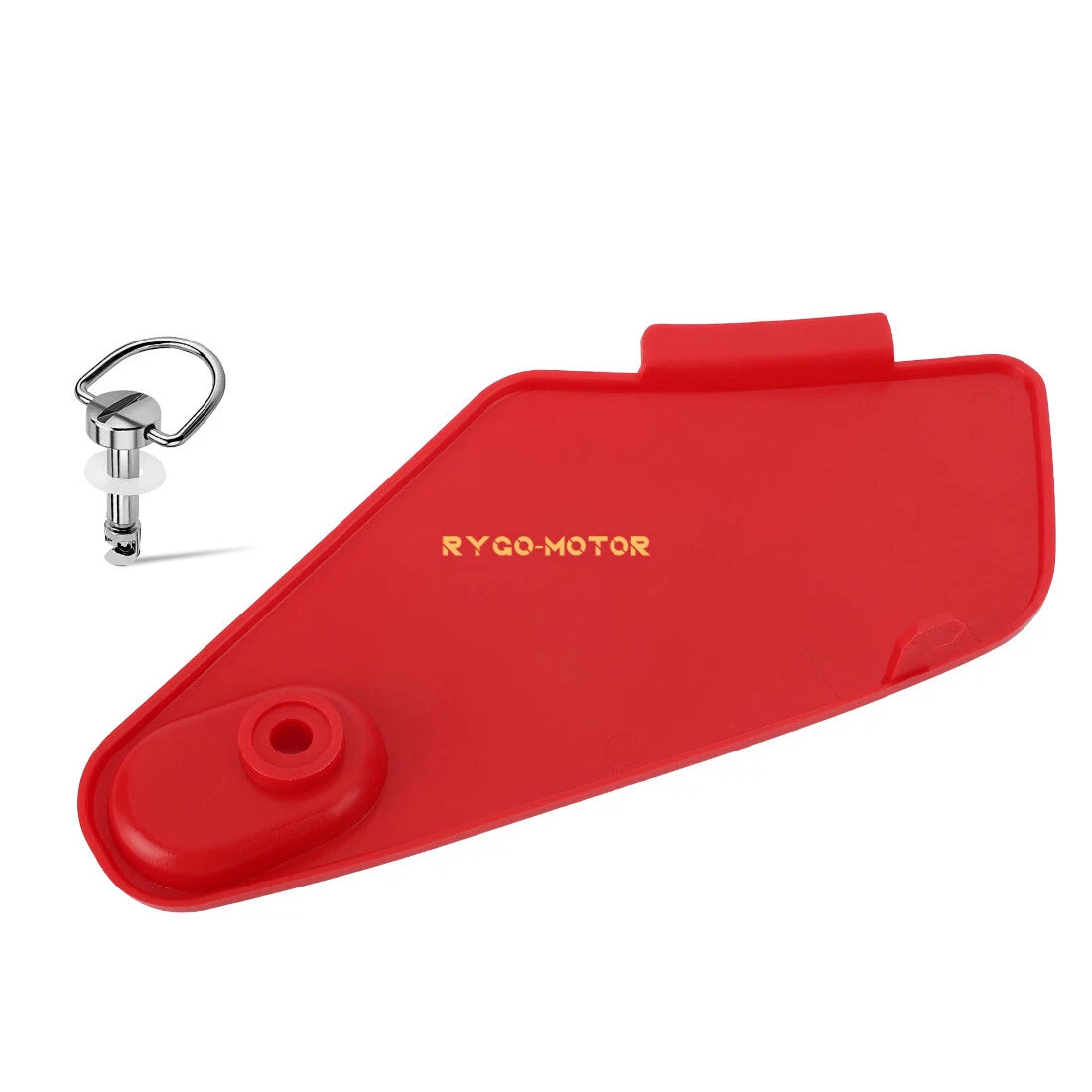 Red Storage Box Cover & Stud for Honda Rancher 350 (2004-2006)