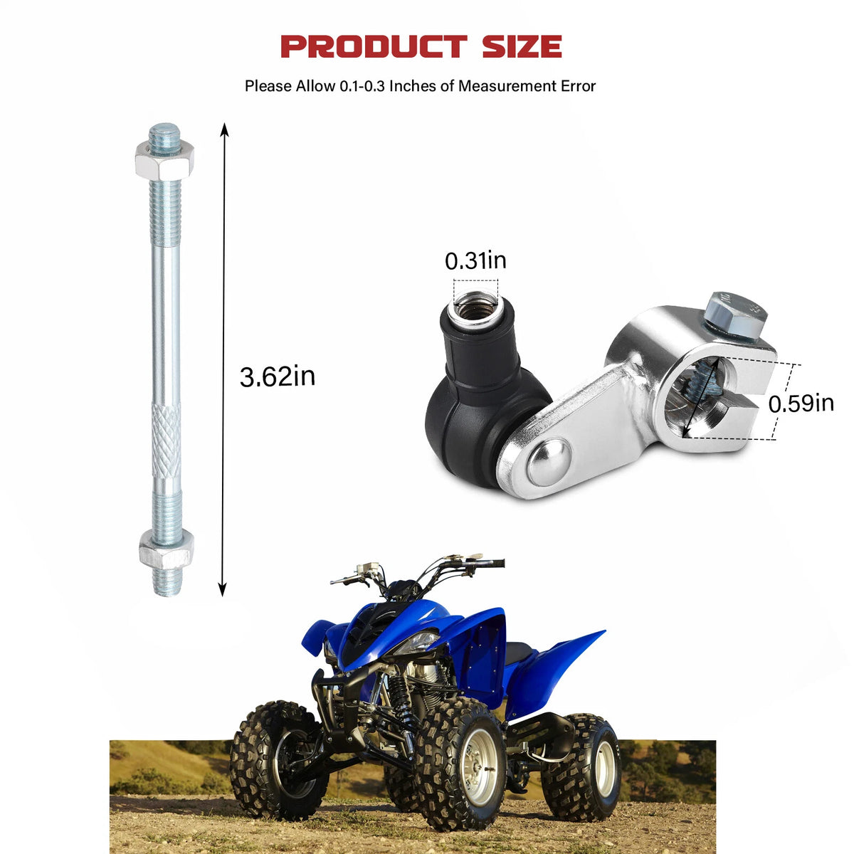 Shift Arm Linkage Cam & Rod for Yamaha Big Bear Wolverine Kodiak (1993–2010)