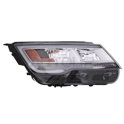 Headlight Assembly Right Halogen Chrome w/ LED DRL Ford Explorer (2016–2019)