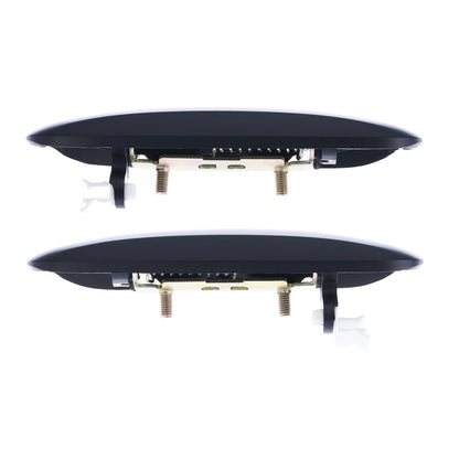Outer Door Handle Set of 2 for Mitsubishi Mirage (2012-2020) Black Front & Rear