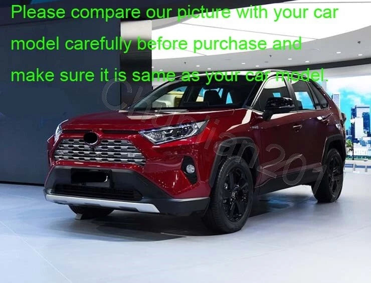 Front Fog Light Cover Trim for 2019-2023 Toyota RAV4 Carbon Fiber 2 x Pieces